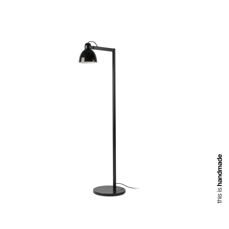 Venice Floor Lamp, Gloss Black