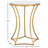 Jeaneta Marble Top End Table