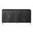 Distressed Black Lacquered Wooden Sideboard Buffet Cabinet With 4 Doors, Storage For Living Room, Entryway, Kitchen | Gift Idea