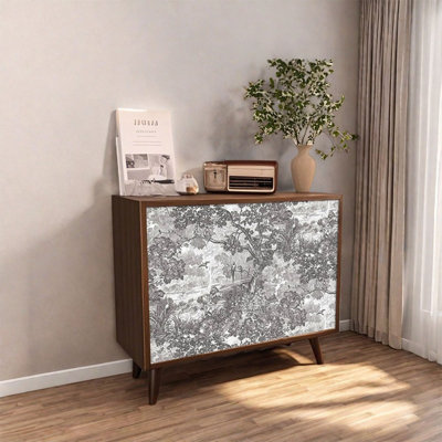 Tall Leg Decorative Cabinet with Storage