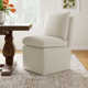 Alayaa Upholstered Side Chair with Casters