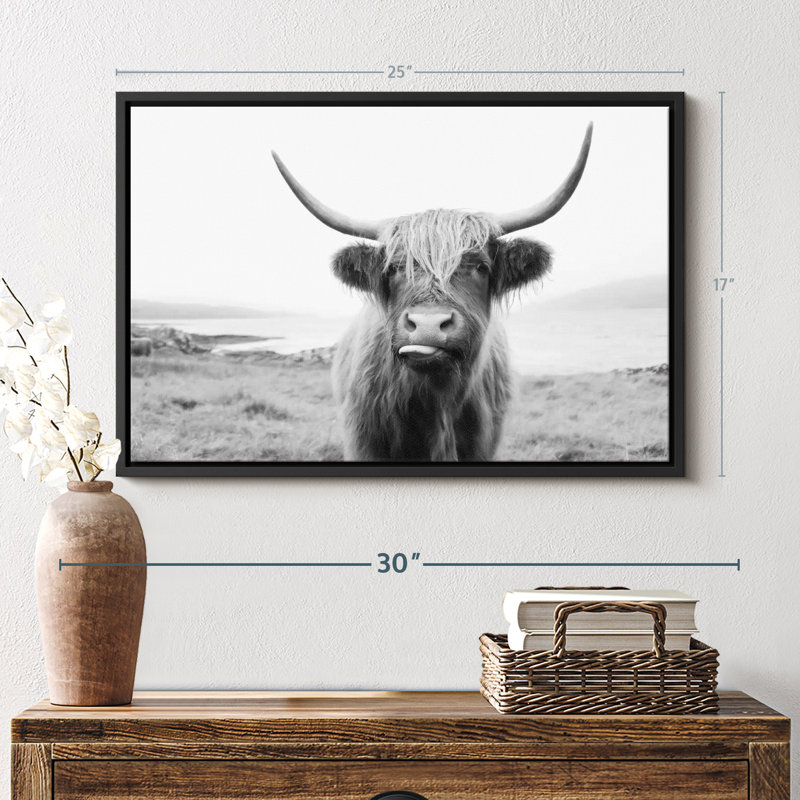 Animal «Vache Highland», H 25 po x l 17 po