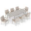 Ensemble repas d'extérieur pour 8 personnes avec table rectangulaire extensible Guildford-1073377608-1064256275