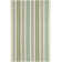 Long Slade Teal Handwoven Cotton Rug