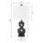 Aliya 24.5" H Resin Dimmable Table Lamp Pair with USB Ports-746406518