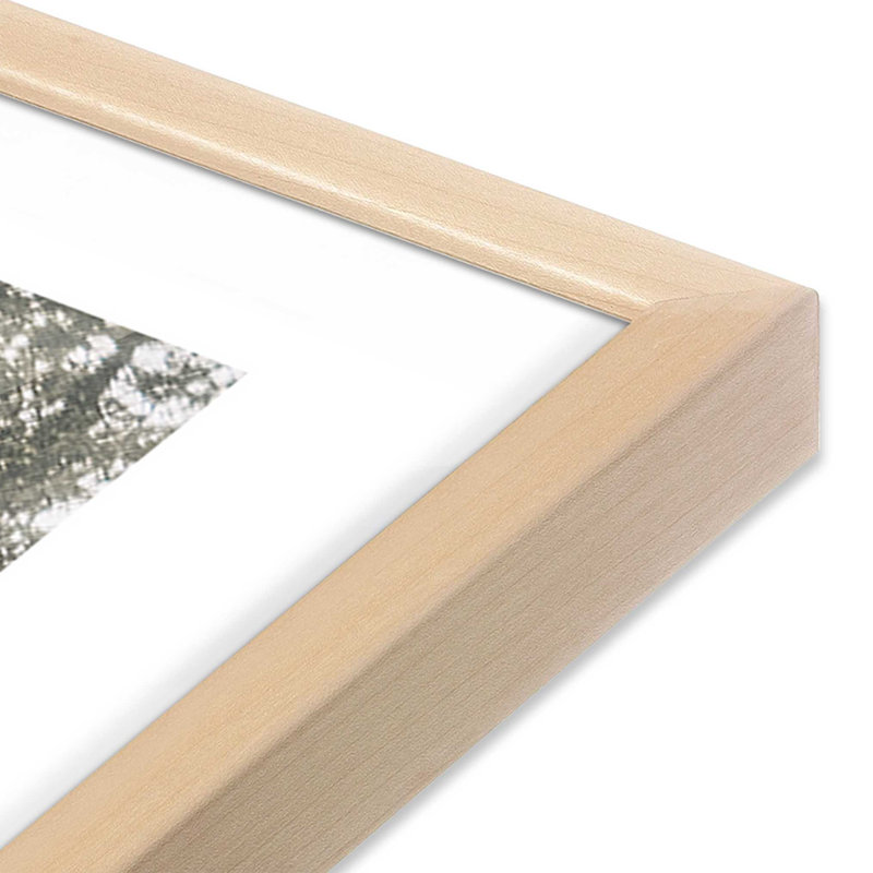 «Woodland Journey», dans un cadre,, Érable brut encadré, H 11 po x l 9 po x P 1,25 po