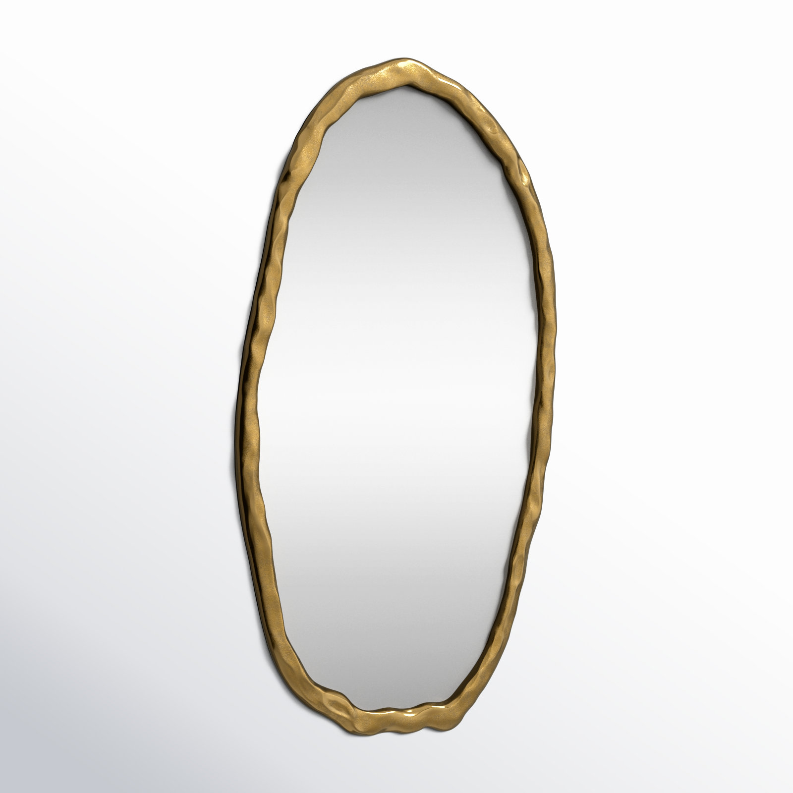 Nola 24" Accent Mirror, Gold, 50" x 28"