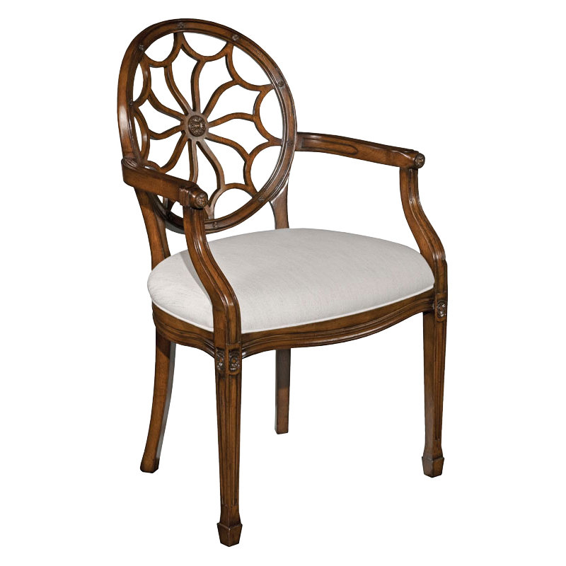 Hepplewhite Upholstered Arm Chair