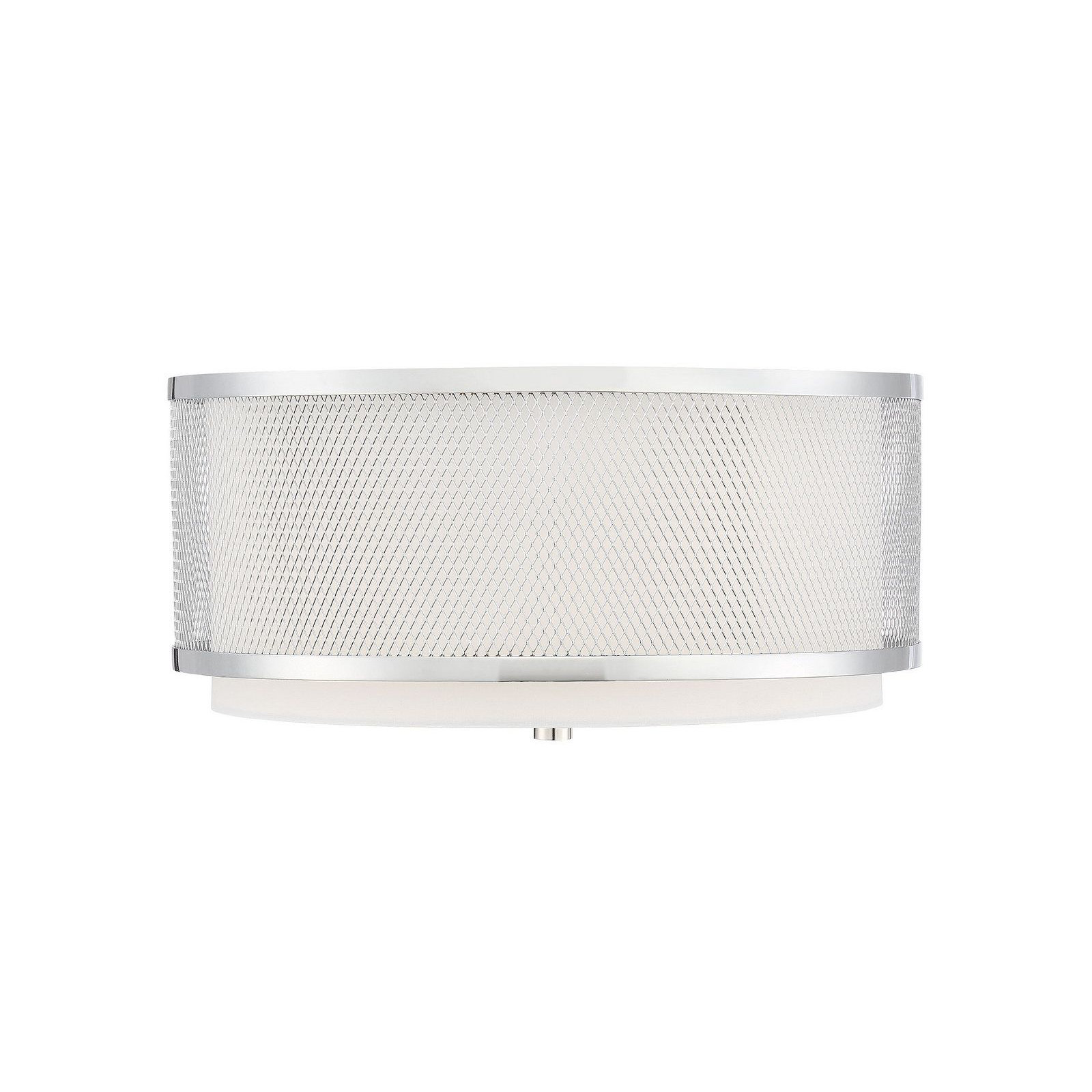 Penn 3 -Light 14.75" Flush Mount, Polished Nickel