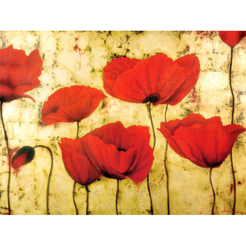 Coquelicots II, H 18 po x l 24 po