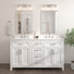 Chezkel 60'' Double Bathroom Vanity With Two Pop-up Drain