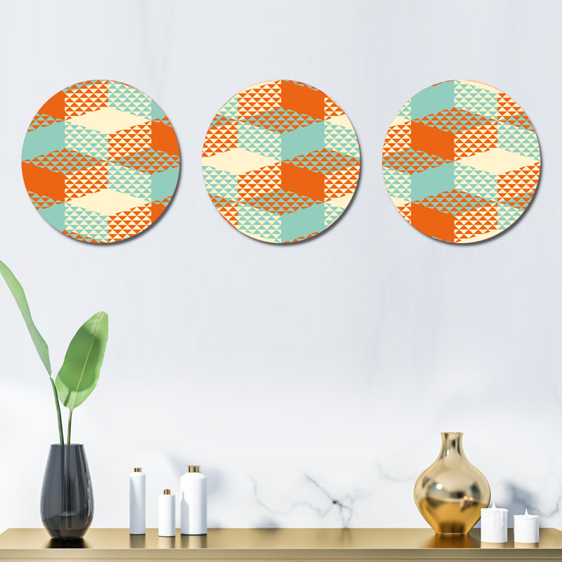 Abstract Wall Decor on Metal