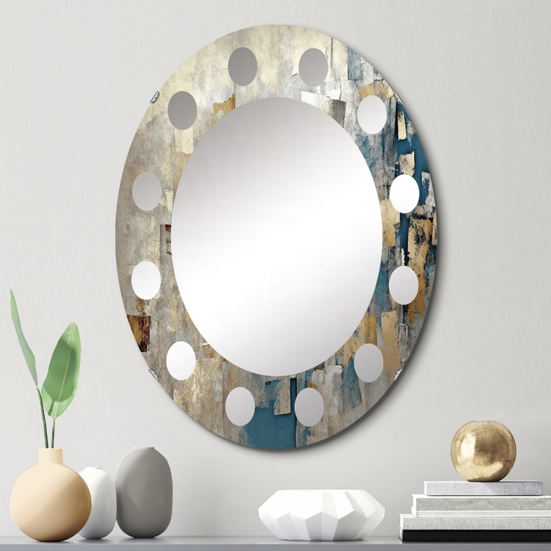 Delonghi - Miroir mural moderne ovale, 30 po x 20 po