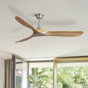 Nicola 60" 3 - Blade Standard Ceiling Fan with Remote Control