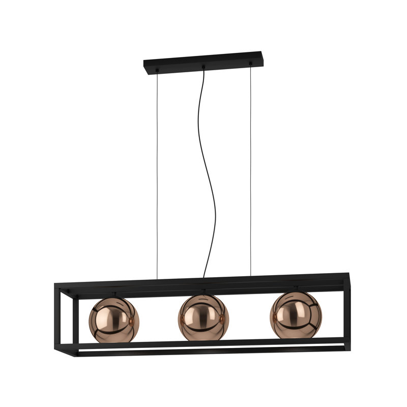 3 - Light Matte Black Pendant