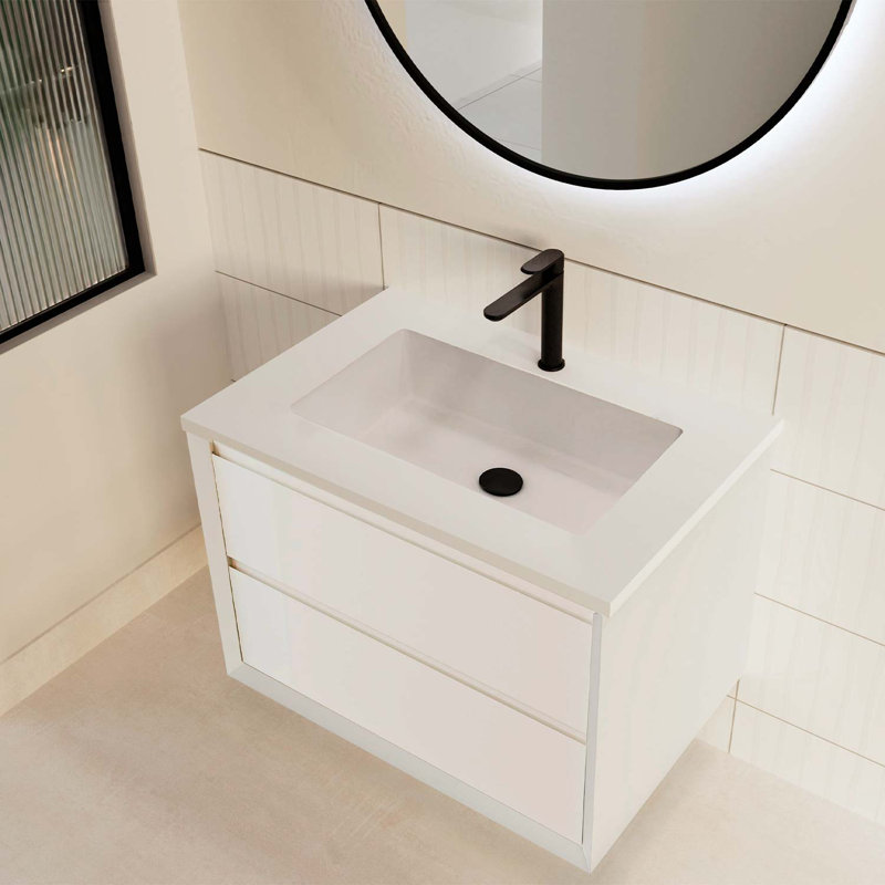 Armoire de salle de bain Collection COOL by , 32", Onix, Blanc mat