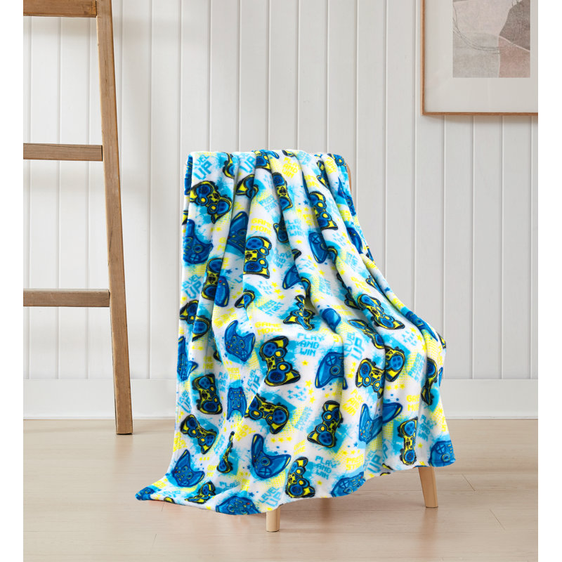 Collection de jeté en flanelle pour enfants, Gamer