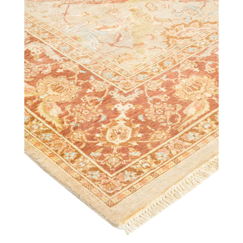 Classic One-of-a-Kind 6' 2" X 8' 10" Hand Knotted Area Rug