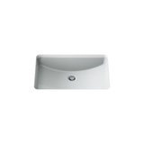Ladena® Vitreous China Rectangular Undermount Bathroom Sink with Overflow