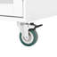 Chariot de rangement mobile pour îlot de cuisine sur roulettes avec plateau Dropleaf