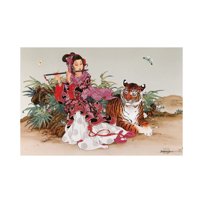 «Immortal Melody» par Caroline R. Young - impression sur toile tendue, H 18 po x l 26 po x P 1,5 po