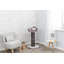 TRIXIE 35" Cat Tower with Oversized Sisal Scratching Post Features A Plush Platform with Reversible Cushion and Hanging Toy