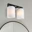 Applique murale pour salle de bain 2 lumières Rieth 16 po.-964385299
