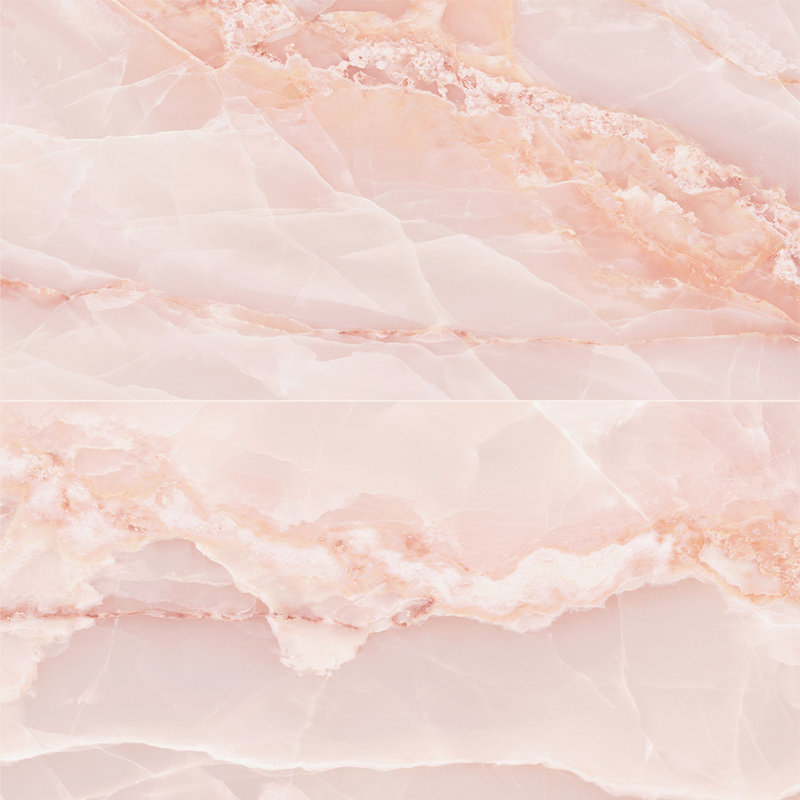 Eclipse 24X48 Polished Onyx Porcelain Tile, Pink