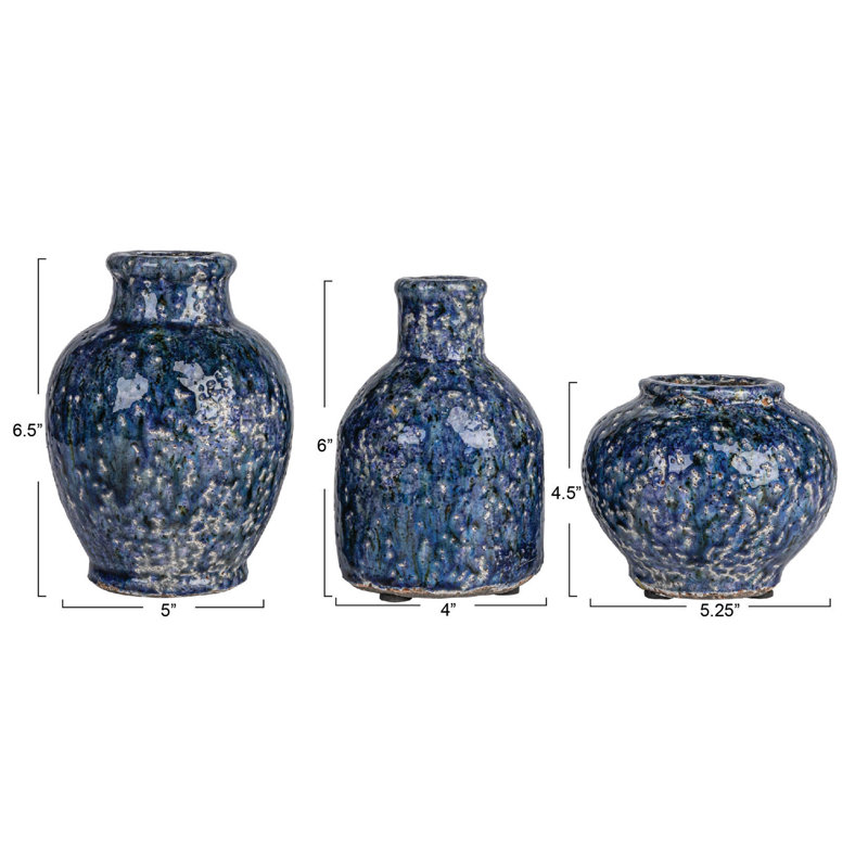 Ansen 6.25'' Terracotta Table Vase