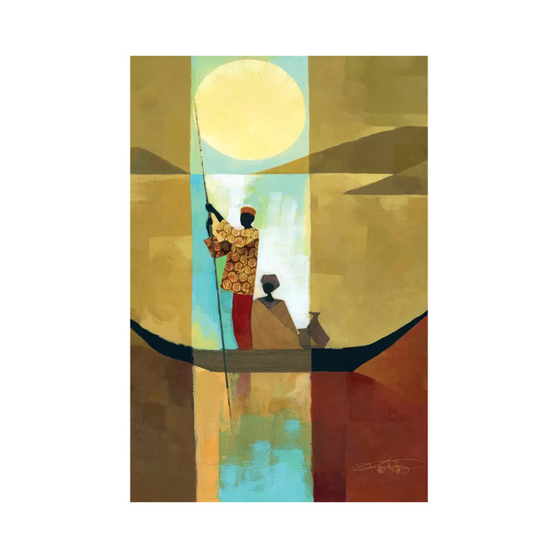On The River I by Keith Mallett - Wrapped Canvas Print, 152.5 cm H x 101.5 cm W