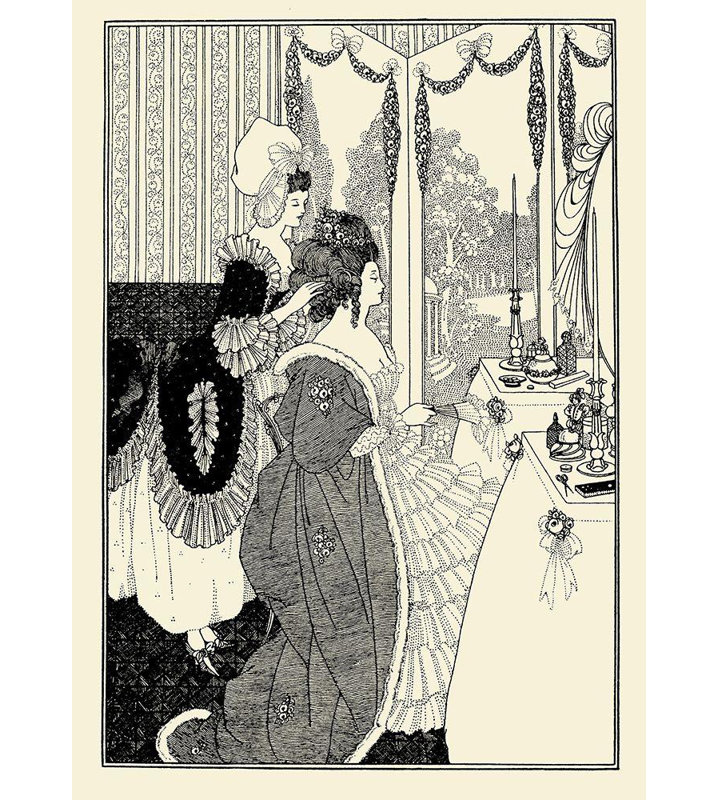 Lark Manor ™ Beardsley, galerie d'art sur toile tendue Aubrey, «Rape of the Lock 1896»