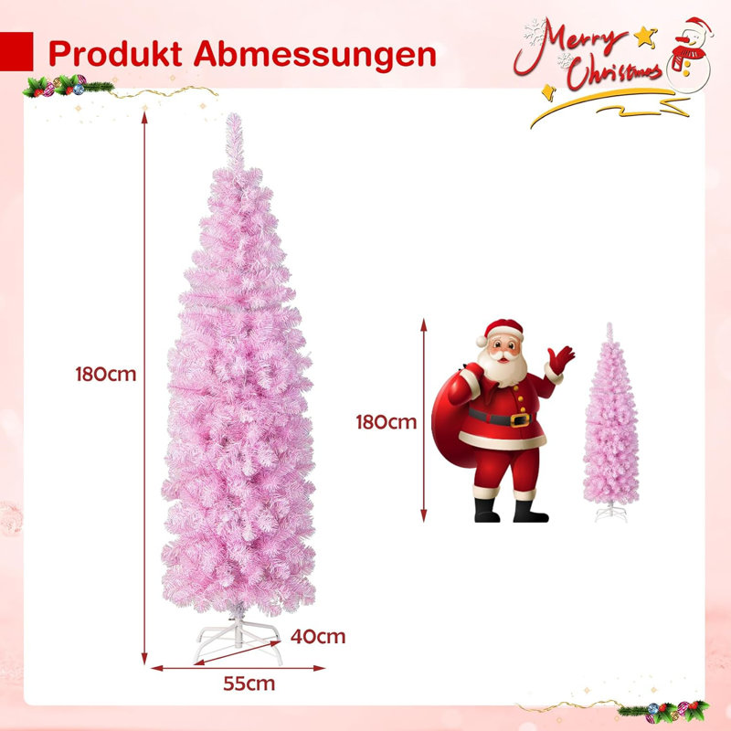 Lighted Artificial Pine Christmas Tree