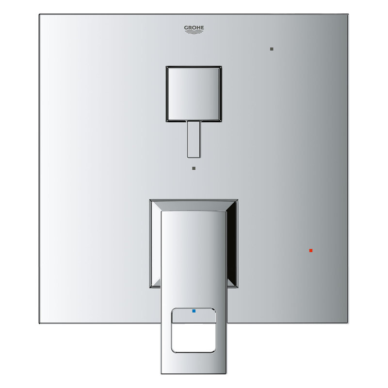 Eurocube Pressure Balanced Shower Faucet, Starlight Chrome