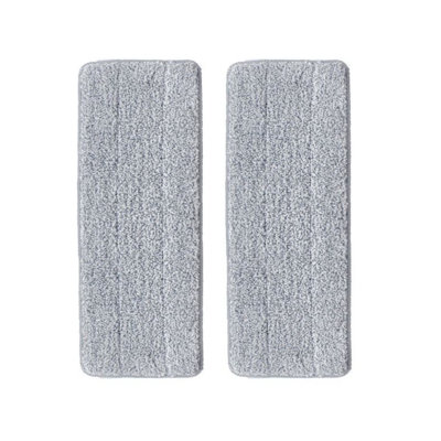 True & Tidy Reusable Microfiber Mop Pad Refill Compatible With Trueclean Mop & Bucket Pump System- 2 Pcs -  MP-900