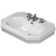 1930 Series Ceramic 24" Wall Mount Bathroom Sink with Overflow
