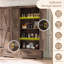 72" Farmhouse Food Pantry Cabinet,kitchen Storage With Barn Door Adjustable Shelves And Drawer-854474019