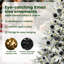 Artificial Pre-lit Christmas Tree with Ball Set-1130164424-1130164442