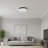 1 PACK LED Flush Mount Ceiling Light Fixture, Modern Kitchen Recessed Ceiling Lamp 24W 12 Inch Closet Round Surface for Bathroom Laundry Bedroom Hallway-1231913946