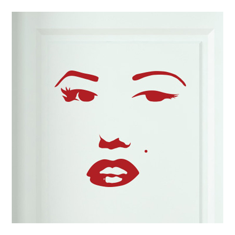 Entertainment Wall Decal, Dark Red
