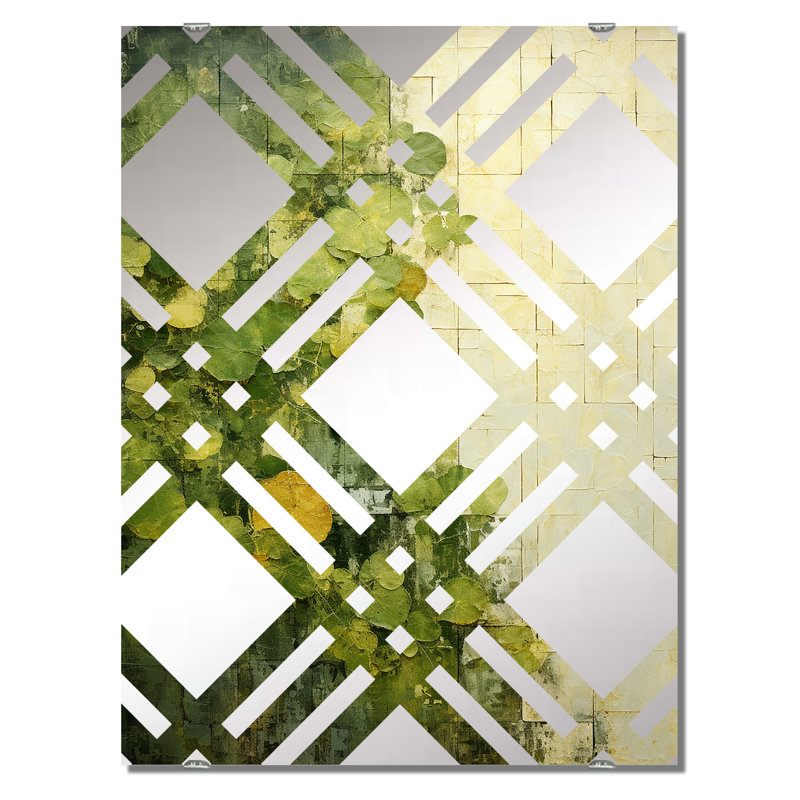 Miroir mural Rubright - Abstract Botanicals MIR136000, 40 po x 30 po