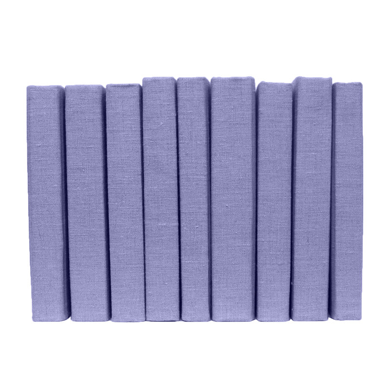 Decorative Books - Light Very Peri Book Bundle - 1 Foot of Purple Books