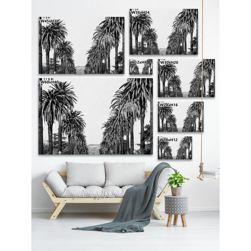 «Hollywood In Sight» par Morgan Hartley - reproduction de photo sur toile tendue, H 40 po x l 60 po x P 1,5 po