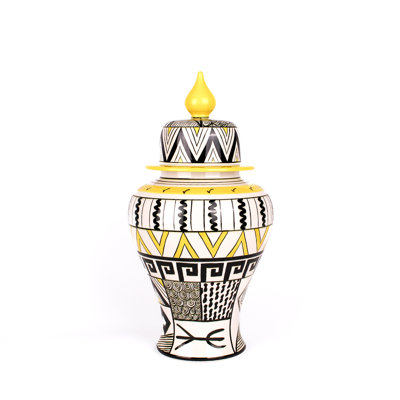 African Handmade Ceramic Jar