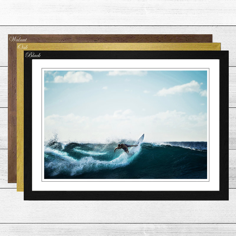 Single Picture Frame Print, Walnut