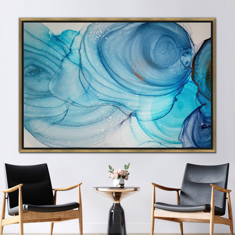 Print on Canvas, 90 cm H x 150 cm W, Gold Floater Framed