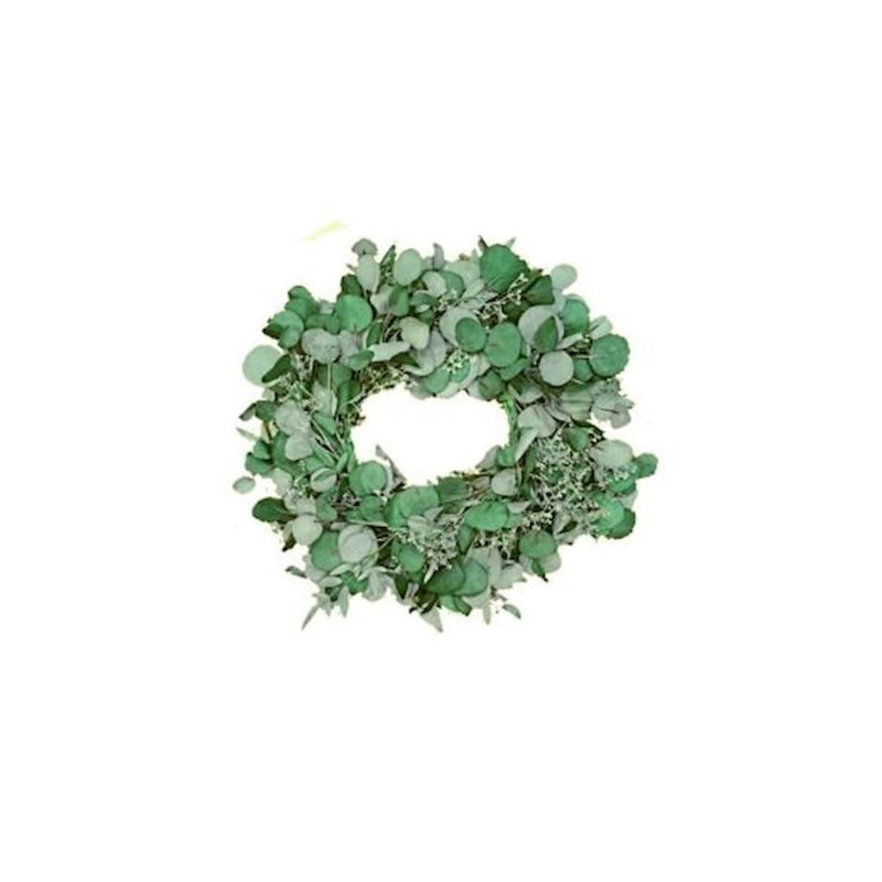 Couronne d'eucalyptus vert