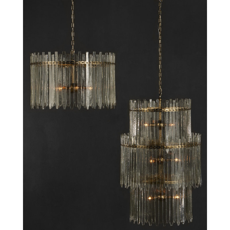 Electra 6 - Light Iron Chandelier