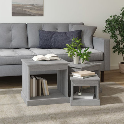 Warkentin Coffee Tables 3 pcs Engineered Wood
