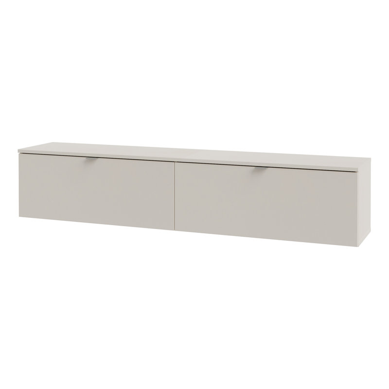 Shayah Unfinished TV Stand for TVs up to 88", Yellow