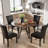 Marella Round Metal Base Dining Table-1241741405-1241741400
